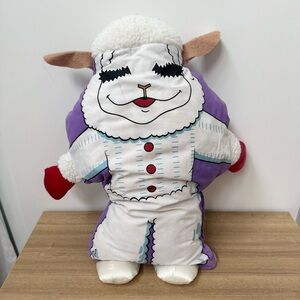 Vintage 1993 Lamb chop 24” Pillow Rare Purple - AS IS